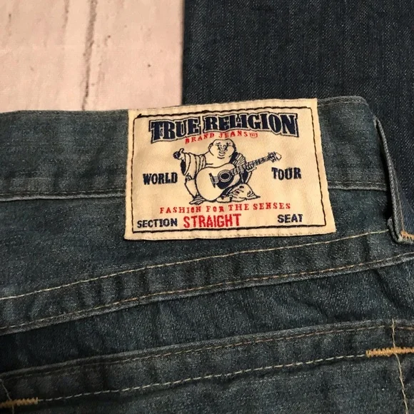 True Religion Men's Blue Jeans